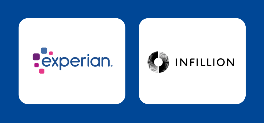 Experian and Infillion partnership logos