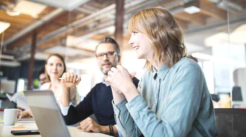 Group of professionals in a meeting