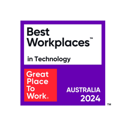 18 of 23 logos - Best Workplaces in Tech Australia 2024