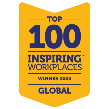 15 of 15 logos - Top 100 inspiring workplaces