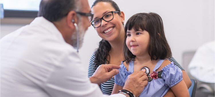 doctor talking to patients