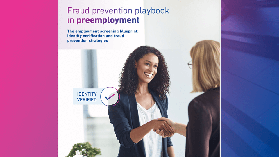 Fraud Prevention in Employment Screening Playbook