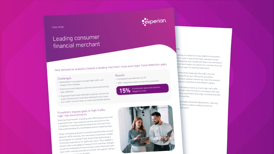 Leading consumer financial merchant case study